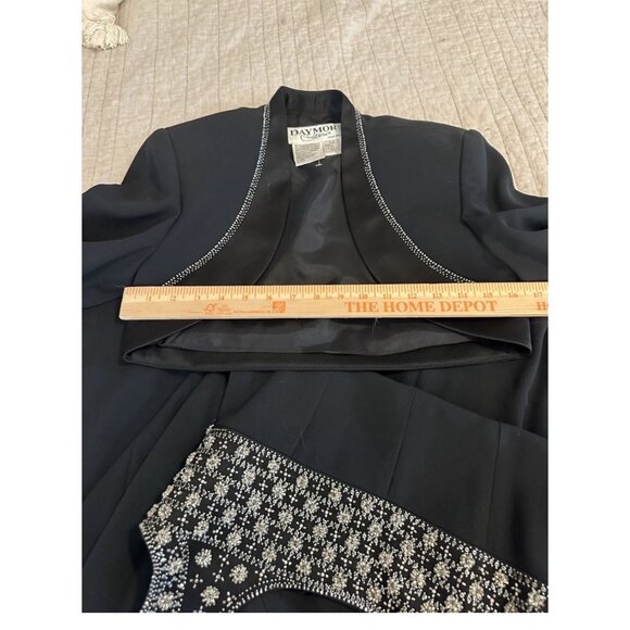 Y2K Daymor Couture Gown & Bolero Jacket Beaded Sweetheart Bodice 4 evening wear - Picture 7 of 14